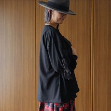 画像28: ista-ire 4602-7540 コットンジャージ―ラミーリネンフリルロンTEE (28)
