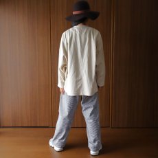 画像17: ista-ire 6.5oz綿麻甘織りデニムバルーンジャケット (17)