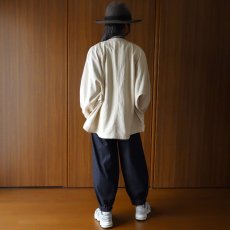 画像21: ista-ire 6.5oz綿麻甘織りデニムバルーンジャケット (21)