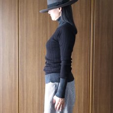 画像10: 08Mab コットンリブ配色ニット (10)