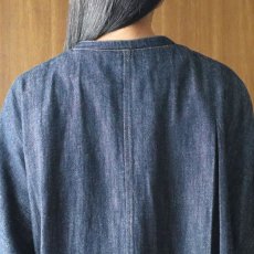 画像30: ista-ire 6.5oz綿麻甘織りデニムバルーンジャケット (30)