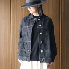 画像1: ista-ire コットンデニムジャケット (1)