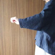 画像31: ista-ire 6.5oz綿麻甘織りデニムバルーンジャケット (31)