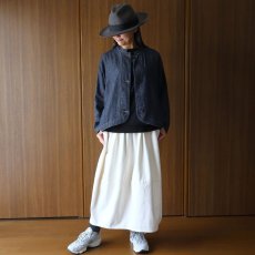 画像35: ista-ire 6.5oz綿麻甘織りデニムバルーンジャケット (35)