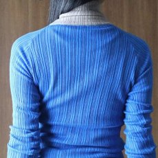 画像23: 08Mab コットンリブ配色ニット (23)