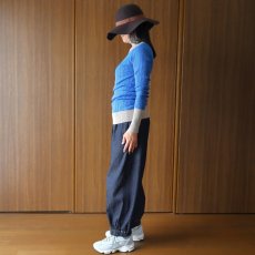 画像24: 08Mab コットンリブ配色ニット (24)