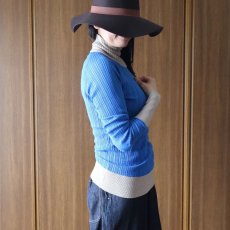 画像20: 08Mab コットンリブ配色ニット (20)