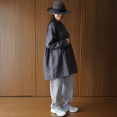 画像42: 【08Mab】リネンシャツ襟ギャザー切り替えチュニック (42)
