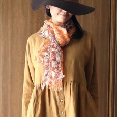 画像10: Crescendo Yonezawa フェザーラミー京友禅ぼかしストール (10)