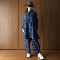 画像22: NARU FACTORY Nishiwakiフランネルチェック エッグパンツ (22)