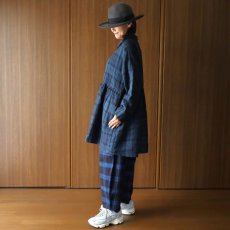 画像11: 【08Mab】リネンシャツ襟ギャザー切り替えチュニック (11)