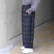 画像21: NARU FACTORY Nishiwakiフランネルチェック エッグパンツ (21)