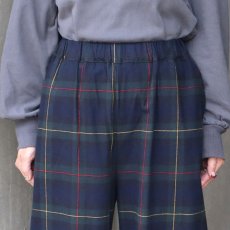 画像22: NARU FACTORY Nishiwakiフランネルチェック エッグパンツ (22)