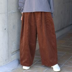画像1: NARU FACTORY 14Wコール天 ポメロパンツ (1)