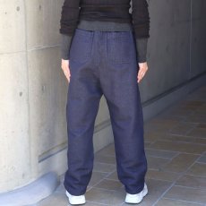 画像4: NARU FACTORY ムラデニム裏起毛コージーパンツ (4)