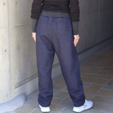 画像5: NARU FACTORY ムラデニム裏起毛コージーパンツ (5)