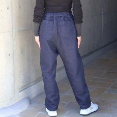 画像12: NARU FACTORY ムラデニム裏起毛コージーパンツ (12)