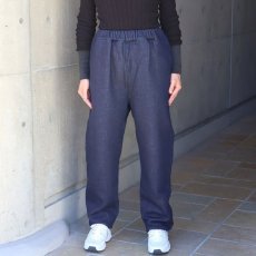 画像7: NARU FACTORY ムラデニム裏起毛コージーパンツ (7)