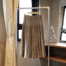 画像5: 再入荷 Crescendo Yonezawa 米沢織リバーシブルスカートツィード (5)