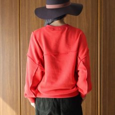 画像3: ista-ire 甘撚りパイル裏毛切替スウェット (3)