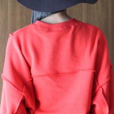 画像7: ista-ire 甘撚りパイル裏毛切替スウェット (7)