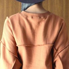 画像21: ista-ire 甘撚りパイル裏毛切替スウェット (21)