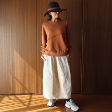 画像23: ista-ire 甘撚りパイル裏毛切替スウェット (23)
