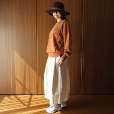 画像24: ista-ire 甘撚りパイル裏毛切替スウェット (24)
