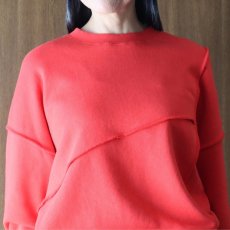 画像6: ista-ire 甘撚りパイル裏毛切替スウェット (6)