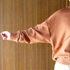 画像19: ista-ire 甘撚りパイル裏毛切替スウェット (19)