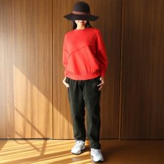 画像9: ista-ire 甘撚りパイル裏毛切替スウェット (9)