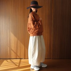 画像26: ista-ire 甘撚りパイル裏毛切替スウェット (26)