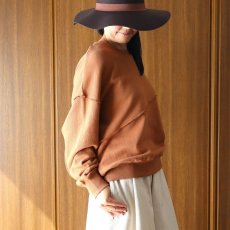 画像18: ista-ire 甘撚りパイル裏毛切替スウェット (18)