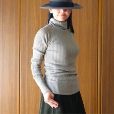 画像13: 08Mab コットンリブハイネックニット (13)
