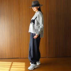 画像25: NARU FACTORY エアーヤーンコットン くろねこコモドニット (25)