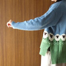 画像9: NARU FACTORY ミラノラム ひつじ柄コモドニット (9)