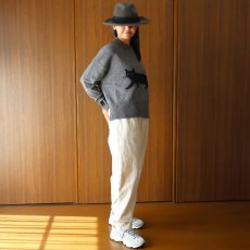 画像13: NARU FACTORY エアーヤーンコットン くろねこコモドニット (13)