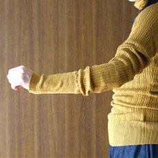 画像8: 08Mab コットンリブハイネックニット (8)