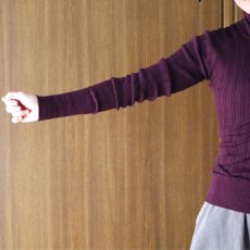 画像23: 08Mab コットンリブハイネックニット (23)