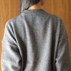 画像6: NARU FACTORY エアーヤーンコットン くろねこコモドニット (6)
