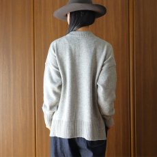 画像17: NARU FACTORY エアーヤーンコットン くろねこコモドニット (17)