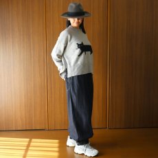 画像27: NARU FACTORY エアーヤーンコットン くろねこコモドニット (27)