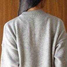 画像21: NARU FACTORY エアーヤーンコットン くろねこコモドニット (21)