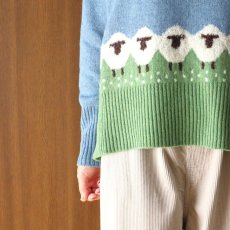 画像8: NARU FACTORY ミラノラム ひつじ柄コモドニット (8)