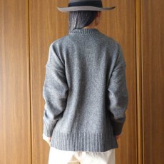 画像2: NARU FACTORY エアーヤーンコットン くろねこコモドニット (2)