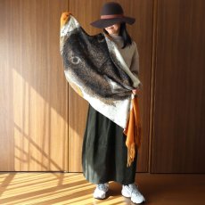 画像1: Crescendo Yonezawa ウールコットンニット黒山羊 (1)