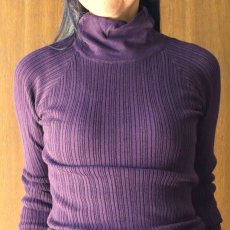 画像42: 08Mab コットンリブハイネックニット (42)