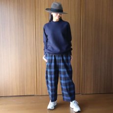画像27: NARU FACTORY Nishiwakiフランネルチェック エッグパンツ (27)