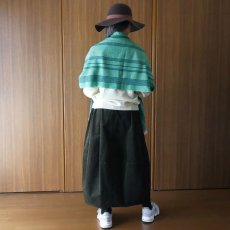 画像14: Crescendo Yonezawa カシミヤウール斜子ストール (14)