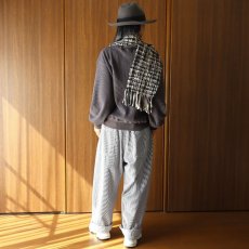 画像6: Crescendo Yonezawa ウールスラブ絣ニードルマフラー (6)
